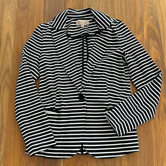 Philosophy Striped Blazer - Picture 1 of 10